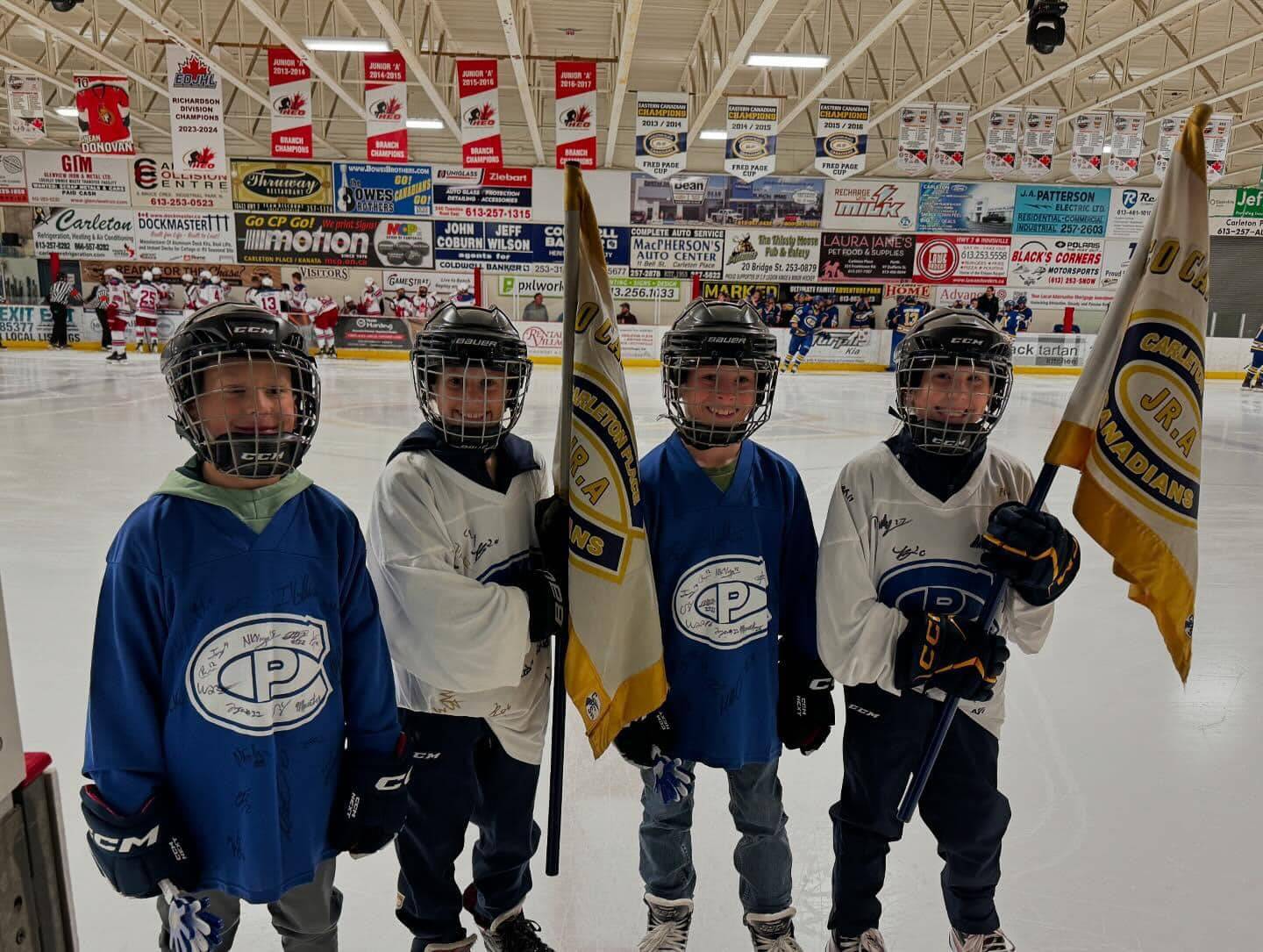 U10 Flag Bearers @ CP Canadians